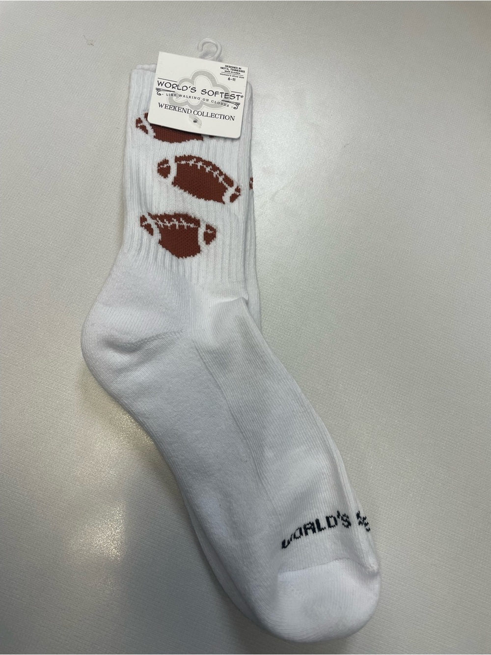 *NWT* Women's World's Softest Football Socks